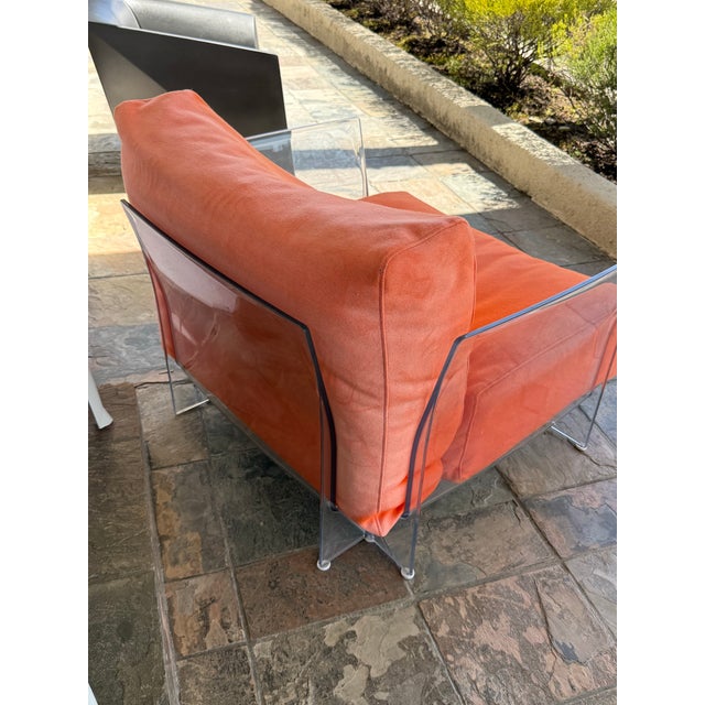 Piero Lissoni for Kartell Pop Outdoor Armchair, Orange For Sale - Image 13 of 13