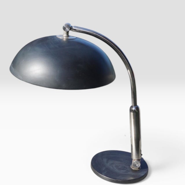 Black 144 Table Lamp by Hala Zeist, 1950s For Sale - Image 9 of 9