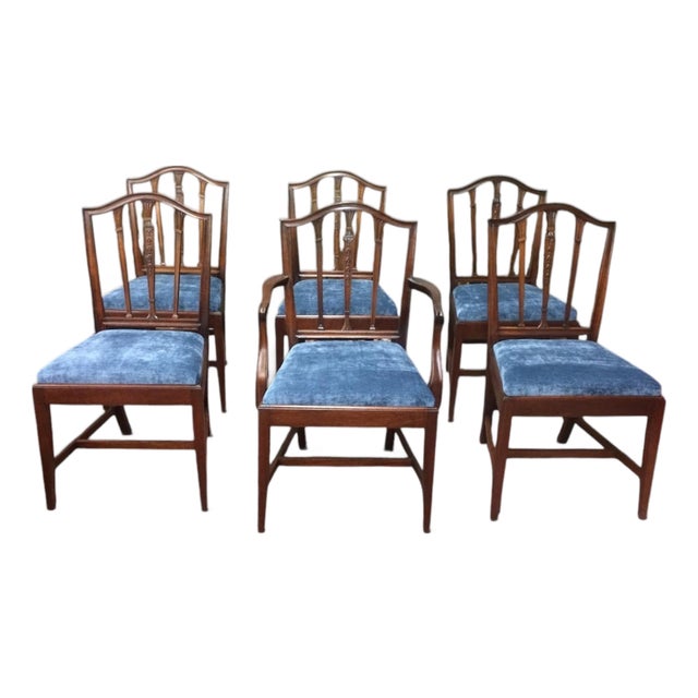 Antique Potthast Dining Chairs, Set of Six For Sale