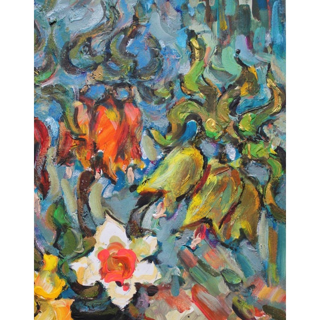 Dzidra Bauma, Tulips and Daffodils, 2007, Mixed Media on Paper, in Very Good conditions. Designed from 2000 I have...