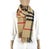 Early 21st Century Burberry Light Beige Plaid 100% Cashmere Scarf For Sale - Image 5 of 9