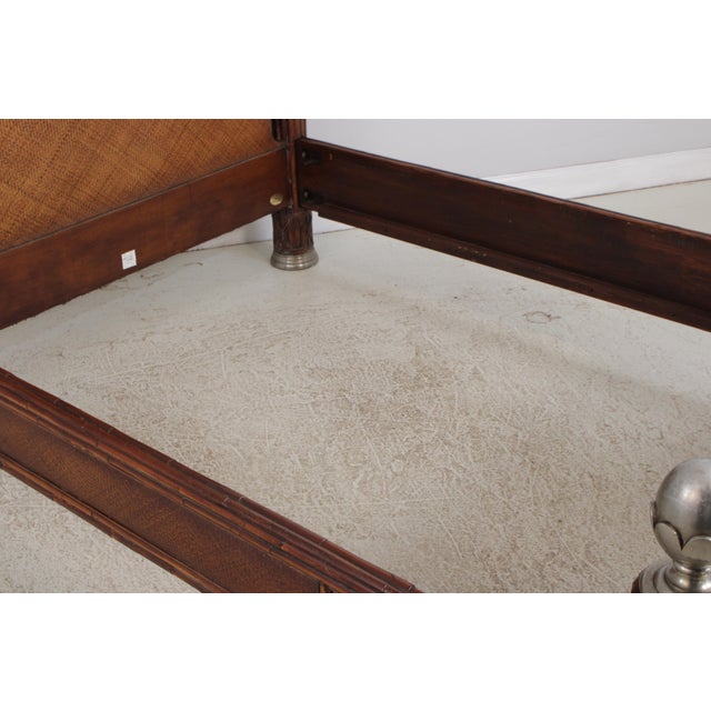 Thomasville Ernest Hemmingway Kilimanjaro Queen Size Bamboo Bed For Sale - Image 9 of 18