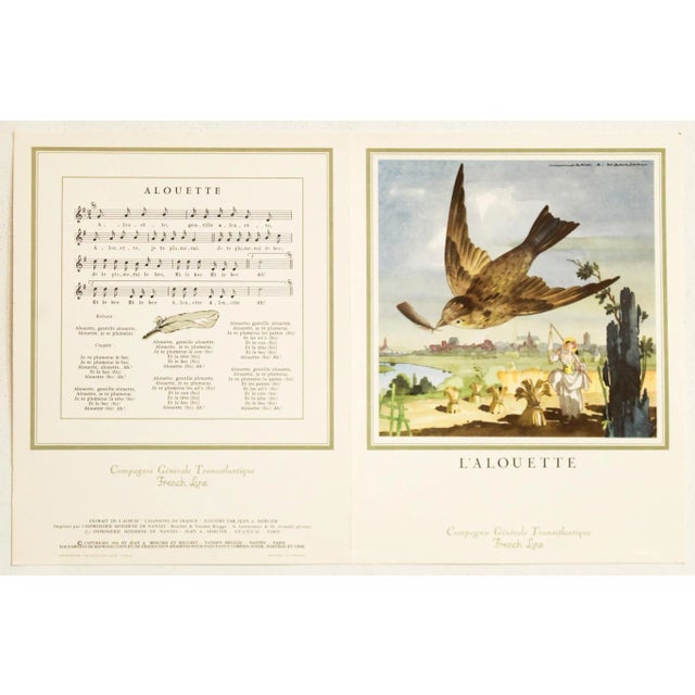 Date: 1956 Size: 8.25 x 11.75 inches Artist: Jean A. Mercier About The Poster: Originally produced for the Compagnie...