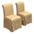Custom Design Side Dining Chairs, Pair For Sale