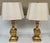 Design Plus Gallery presents a Pair of Giltwood Table Lamps from Baker Knapp & Tubbs. Each lamp has a sculptural giltwood...