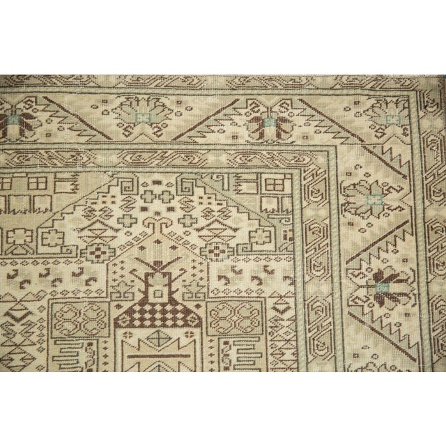 Old New House Vintage Distressed Sparta Carpet - 6'4" x 9'5" For Sale - Image 4 of 9