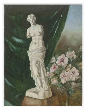 Marthe Delacroix, Venus de Milo, Oil on Canvas, Mid-20th Century