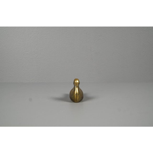 Metal Small Brass Duck Hand Charm For Sale - Image 7 of 9
