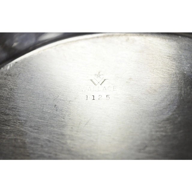 Vintage Wallace 1125 Silver Plated Monmouth Park Award Plates - a Pair For Sale - Image 10 of 12