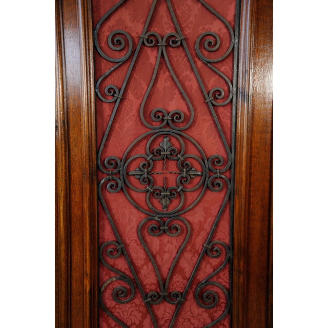 Antique Italian Walnut and Veneer Cabinet For Sale - Image 11 of 13