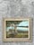 Late 20th Century Vintage Original Lakeside Oil on Canvas For Sale - Image 5 of 12