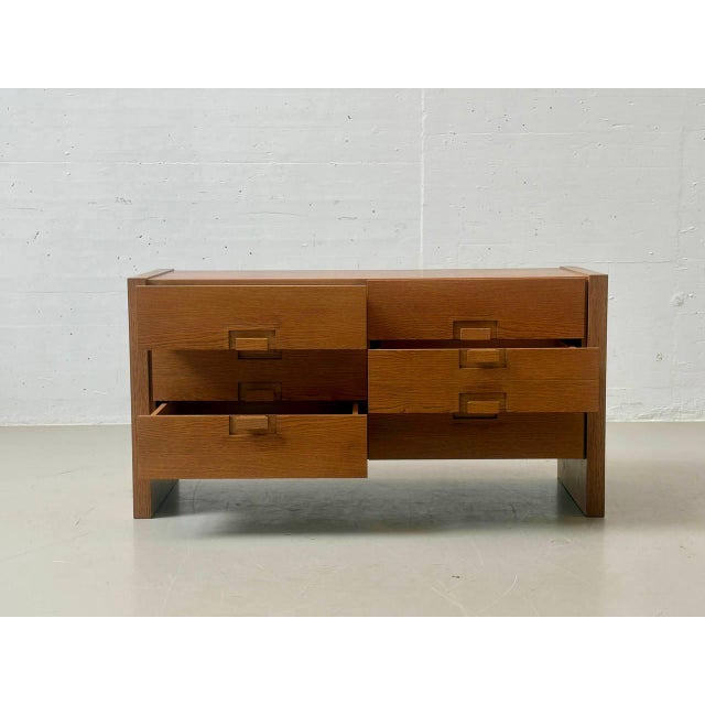 Mid-Century Brutalist Oak Sideboard, 1960s For Sale - Image 4 of 16