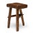 Crafted of wood reclaimed from 18th-century Chinese buildings, this contemporary three-leg stool is the epitome of...