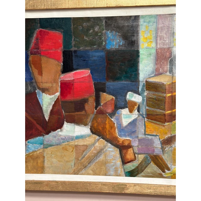 Olle Von Schewen, På gatan i Tetuan, Oil on Canvas For Sale - Image 8 of 18