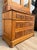 Early 1900s Architectural Oak Display Glass-Front Cabinet on Chest For Sale - Image 10 of 18