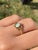 The Casnovia: Ladies Vintage 14K Gold Cocktail Ring set with Opal For Sale - Image 10 of 10