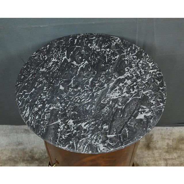 Empire Style Mahogany Nightstand, Late 19th Century For Sale - Image 5 of 14