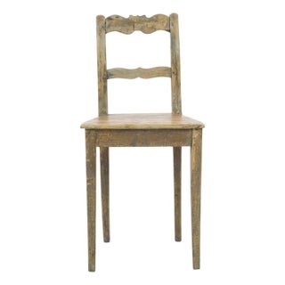 1900s German Wooden Chair For Sale