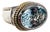 Blue Topaz Sterling & Vermeil Ring Sz 6 New! For Sale
