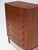 Beautiful chest of drawers with curved front, designed by kai kristiansen in denmark during the 1960s. This piece is...