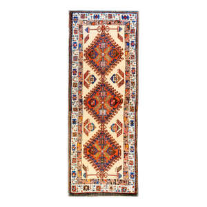 Rare and Unusual Serab Runner, Circa 1900