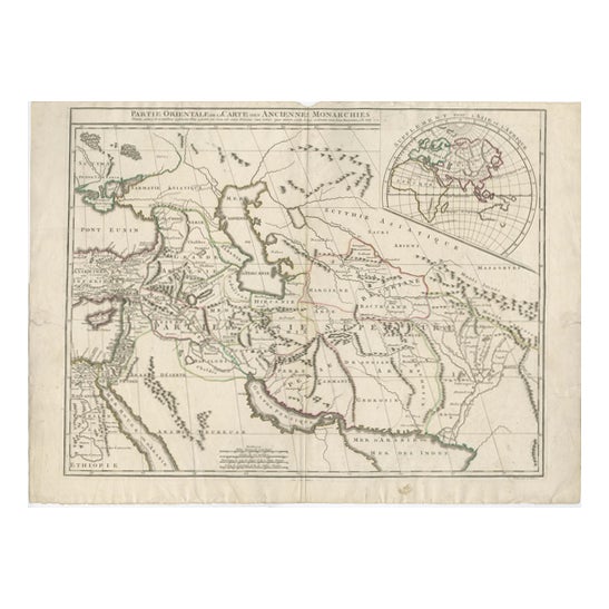 Antique Map of the Middle East, 1795 For Sale