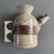 Beautiful, brutalist ceramic teapot. studio pottery by tue poulsen for tue keramik, denmark, 1960s. in an excellent...