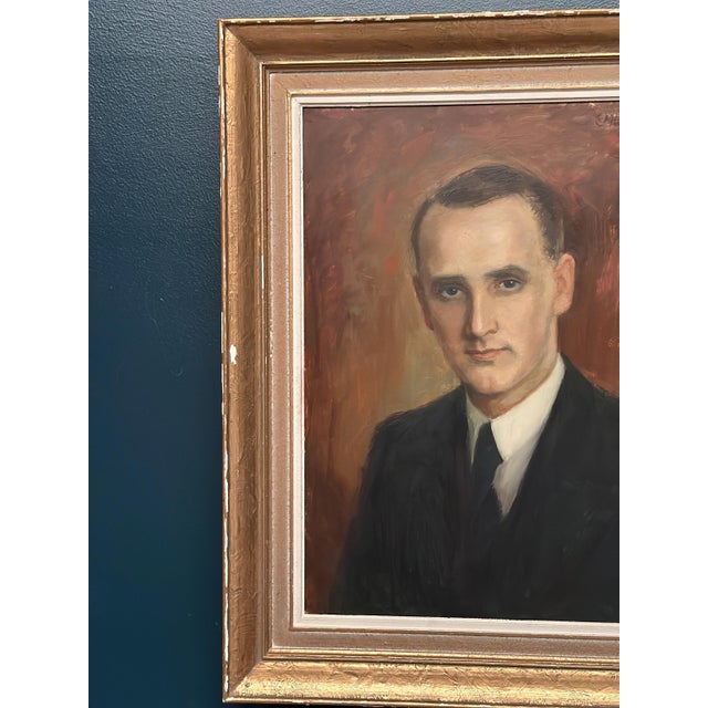 Carl Magnus Lindqvist, Portrait, 1960s, Oil on Panel, Framed For Sale - Image 13 of 18