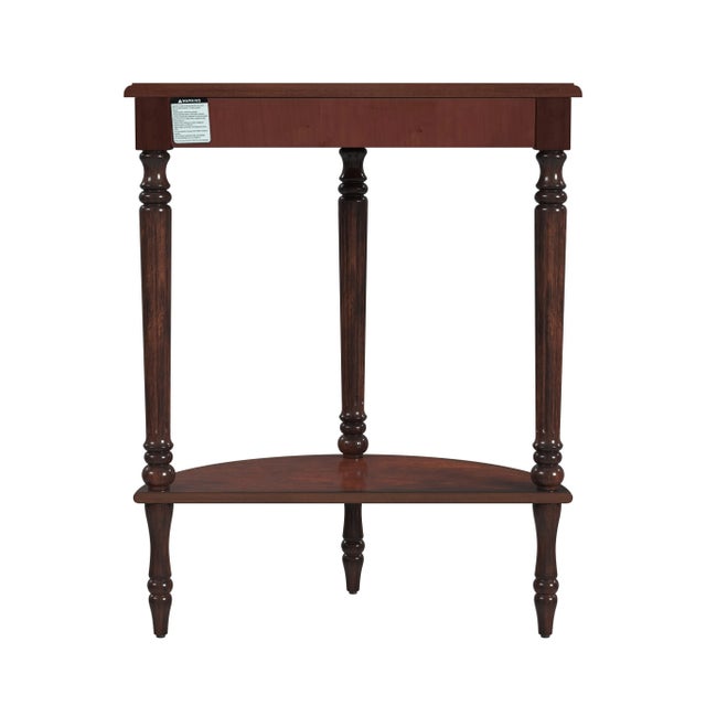 2020s Bellini Demilune Console Table, Medium Brown For Sale - Image 5 of 7