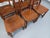 Vintage Brutalist Chairs in Oak Wood, 1960s, Set of 6 For Sale - Image 10 of 18