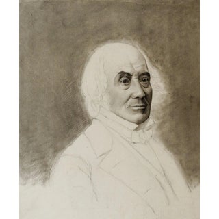 Antique Portrait Drawing For Sale