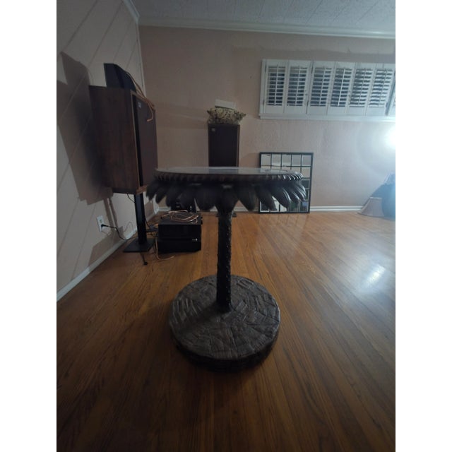 Maitland smith palm tree side tables, used beautiful! Great condition.