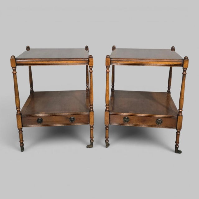 Regency Lamp Tables, 1920, Set of 2 For Sale - Image 11 of 11