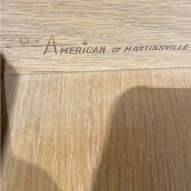 American of Martinsville Dania Highboy Dresser With Doors, C. 1960s For Sale - Image 12 of 12