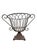 French Provincial Vintage French Garden Urn Pedestal Planter With Decorative Scroll Handles For Sale - Image 3 of 10