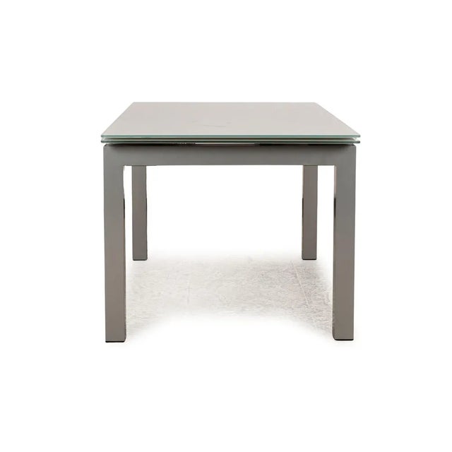 Extendable Dining Table in Glass from Calligaris For Sale - Image 11 of 12