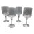 Orrefors Rhapsody Tall Water Goblets -Set of 4 For Sale