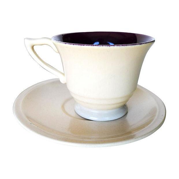 1950s Mid-Century Franciscan "Montecito" Teacups - Service for 12 For Sale - Image 5 of 6