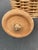 Mid-Century French Woven Wicker Market Cart For Sale - Image 11 of 11
