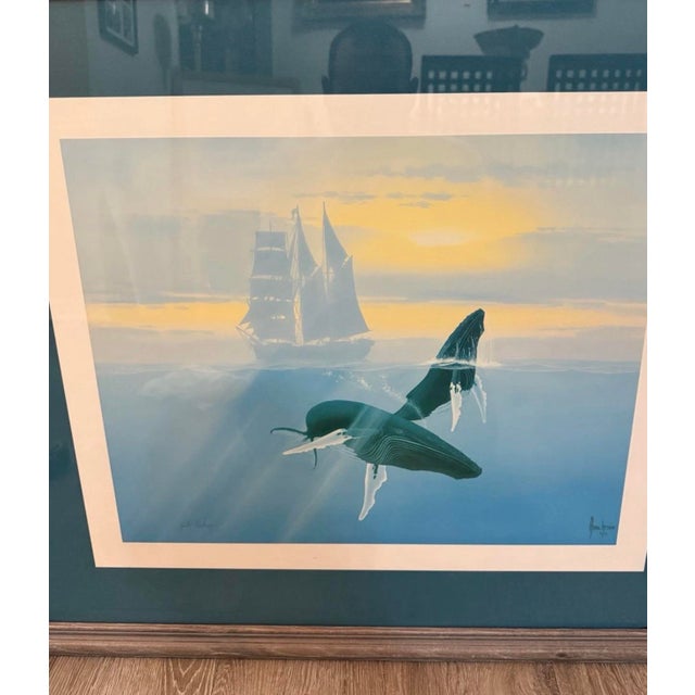 Art Deco 1990s Kenneth Aunchman Framed & Signed Print Numbered 222/500 For Sale - Image 3 of 7