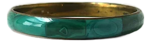 Malachite Bangle Bracelet, Late 20th Century