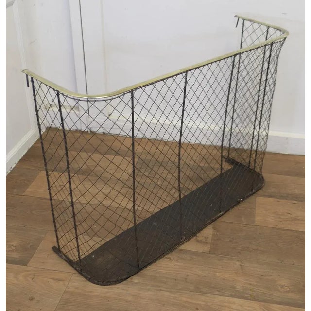 A High Victorian Nursery Fire Guard, Brass Fender A large, Early Victorian antique fire guard often known as a nursery...