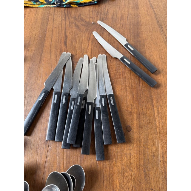 Vintage Sigill Cutlery by Olle Gyllang for Ikea, 2000s, Set of 36 For Sale - Image 12 of 18