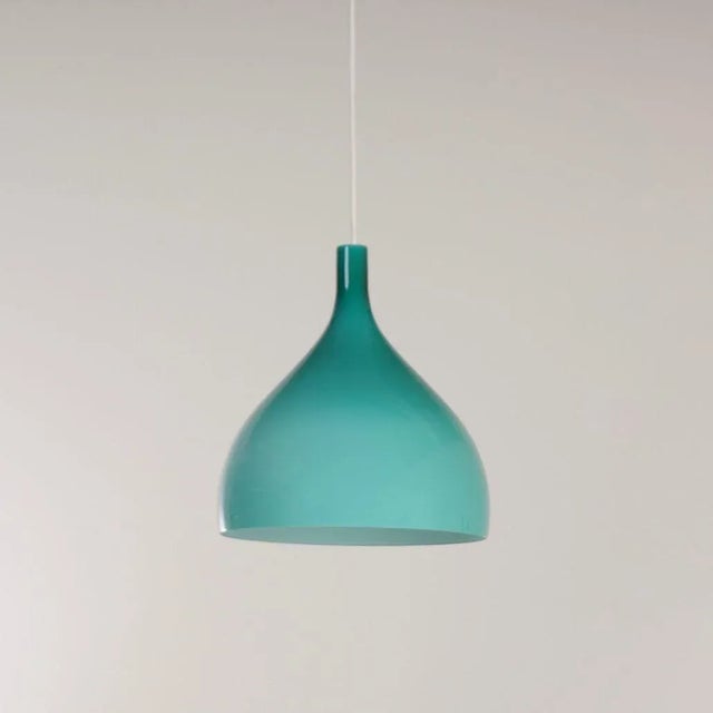 Venini Green Murano Pendant by Paolo Venini for Venini & Co., Italy, 1960s For Sale - Image 4 of 7