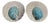 1950s Les Bernard Turquoise and Hammered Silver Earrings, A Pair For Sale