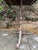 Monumental 77-Inch Custom Artisan Hand-Welded Wrought Iron Pagoda Aviary (Birdcage) on Stand For Sale - Image 9 of 12