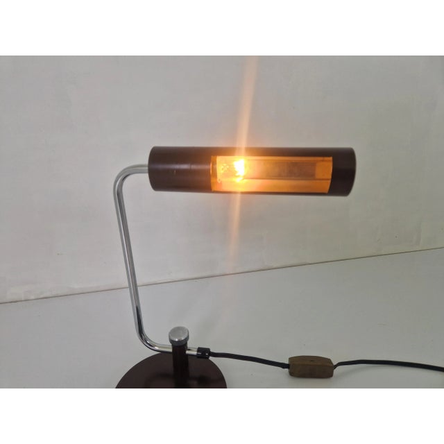 Piano Table Lamp attributed to H. Busquet for Hala Zeist, 1970s For Sale - Image 4 of 10