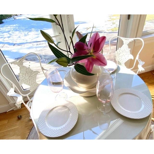 Metal Set of 4, Russell Woodard Dining Chairs, For Sale - Image 7 of 12