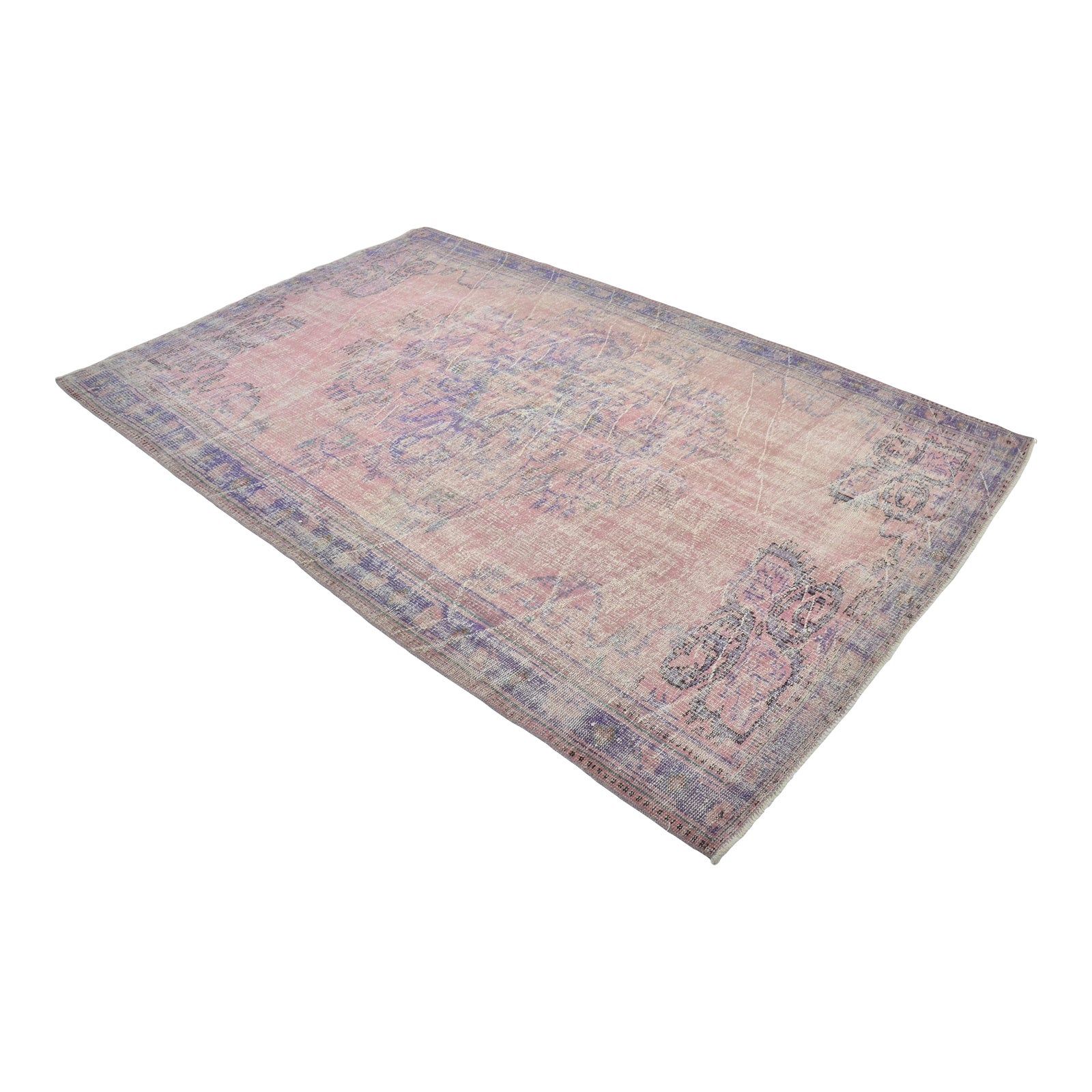 Vintage Livin Room Pink Rug | Chairish