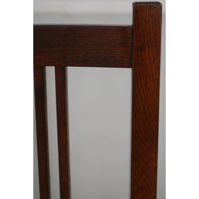 Set of 6 Stickley Mission Oak Dining Room Chairs For Sale - Image 13 of 18